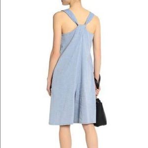 JAMES PERSE Italian Linen Flax Charcoal Romper